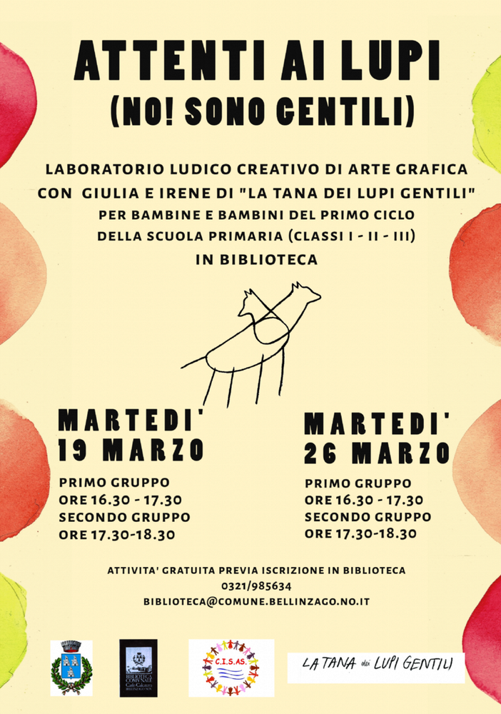 Laboratorio di arte grafica per bambini in Biblioteca