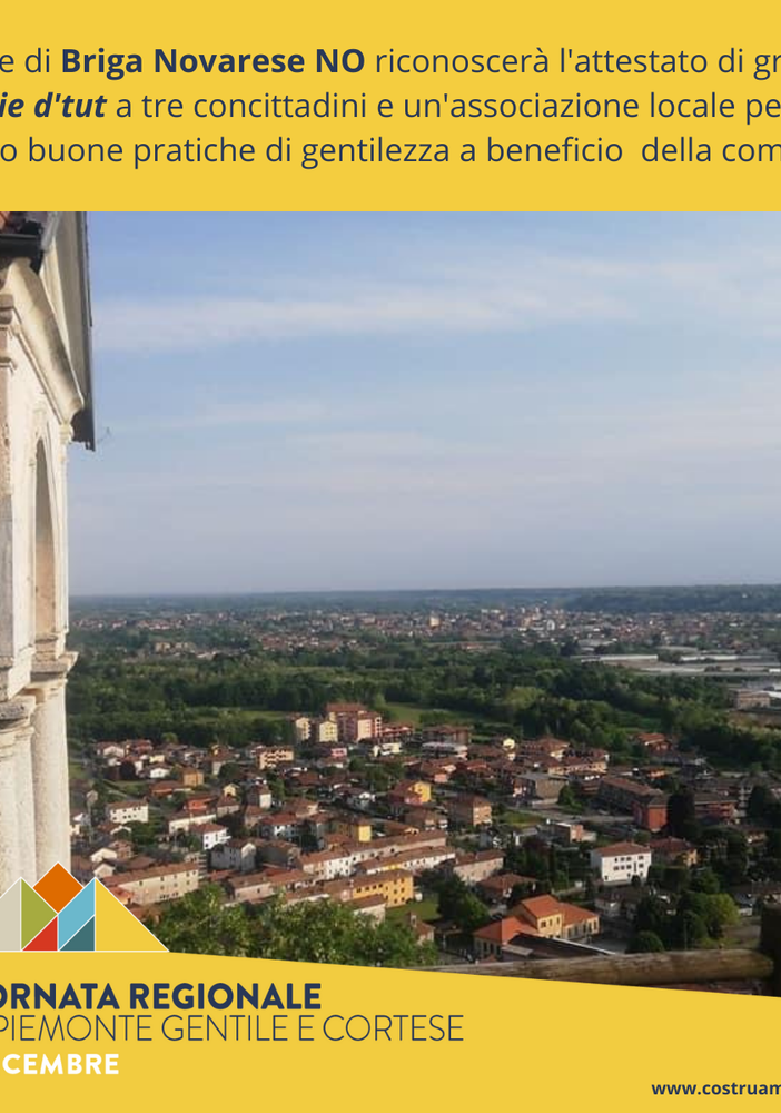 Briga e Mezzomerico aderiscono a ‘Piemonte Gentile e Cortese’