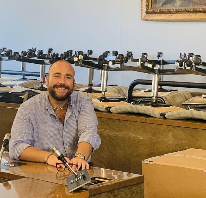Nella foto il Presidente del Consiglio Comunale Edoardo Brustia