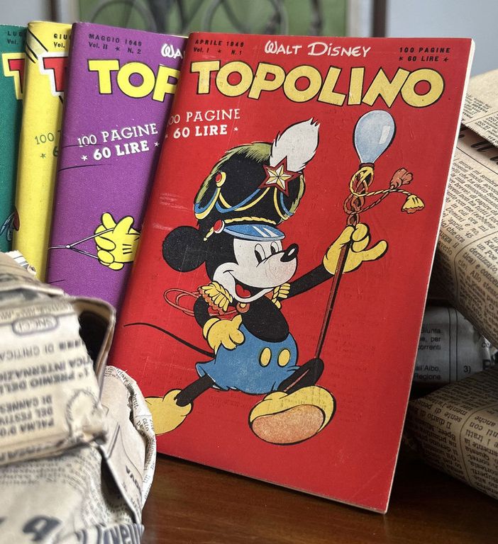 Curiosità: a Torino si mette all'asta un Topolino preziosissimo, dal numero uno al centouno