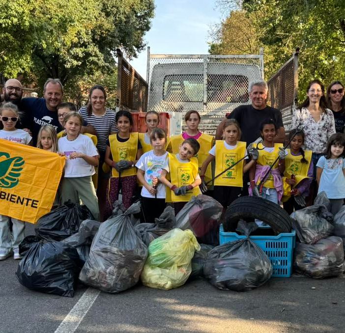 Piccoli Ceranesi in azione per la pulizia del paese