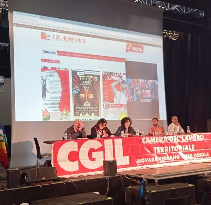 CGIL Novara e Vco: Lancio della campagna referendaria. FOTO