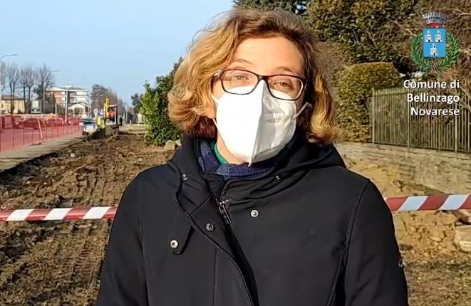 A Bellinzago partiti i lavori per la pista ciclabile