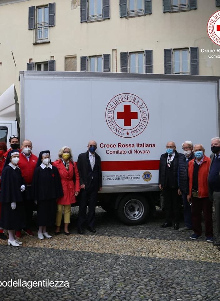 Inaugurato il nuovo camion della Croce Rossa di Novara