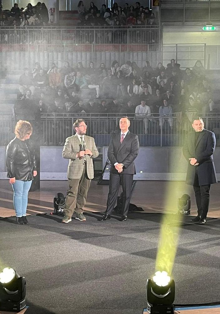 Andrea Crivelli alla Cerimonia di Apertura di &quot;Wooooow io e il mio futuro&quot;