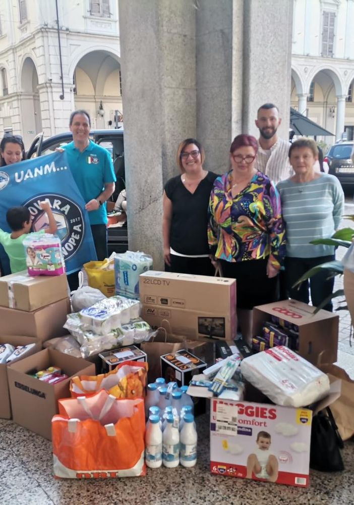 ‍Consegnati i beni di prima necessità raccolti dalla città di Trecate per la popolazione dell’Emilia Romagna