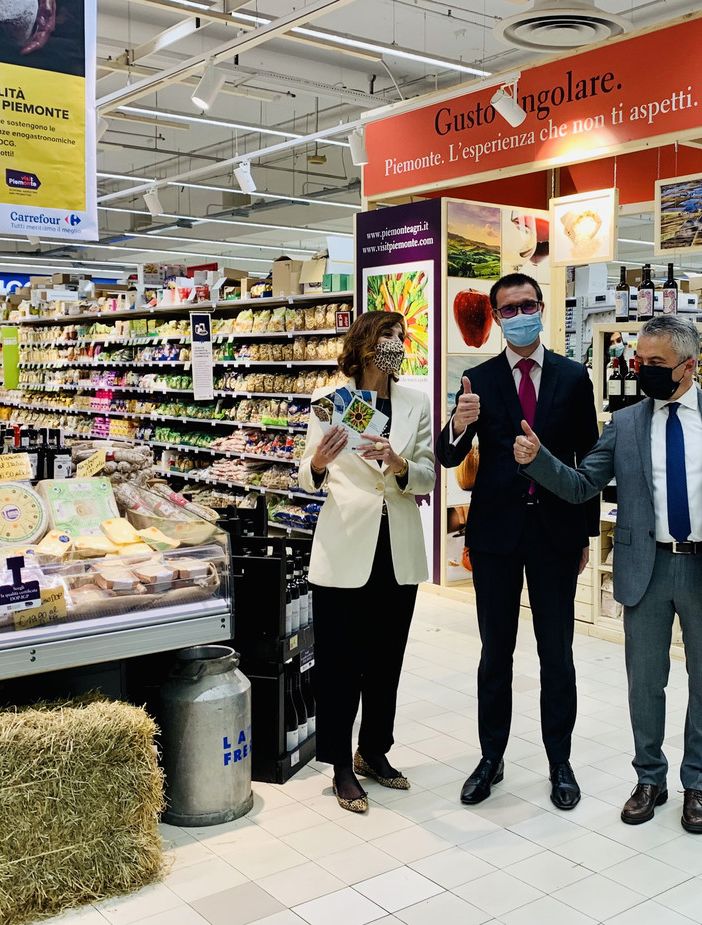 Regione, Visitpiemonte e Carrefour promuovono i prodotti certificati del Piemonte