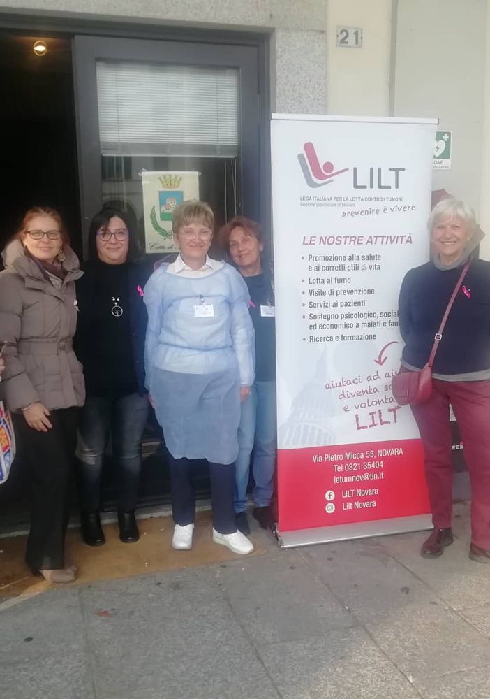 Ottima adesione alle visite senologiche gratuite a cura della sezione provinciale di Lilt Novara