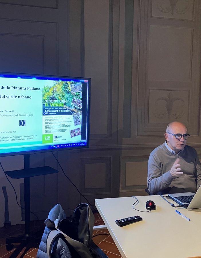 Dino gavinelli al ciclo “il verde” a Romentino