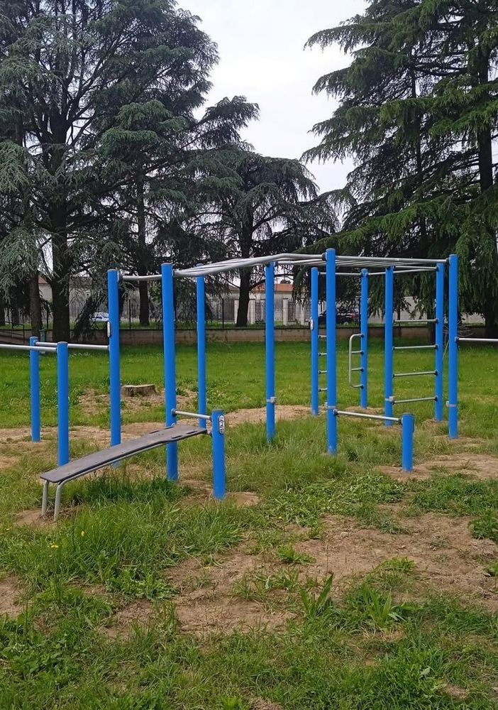 Al bioparco la nuova attrezzatura per allenarsi a corpo libero