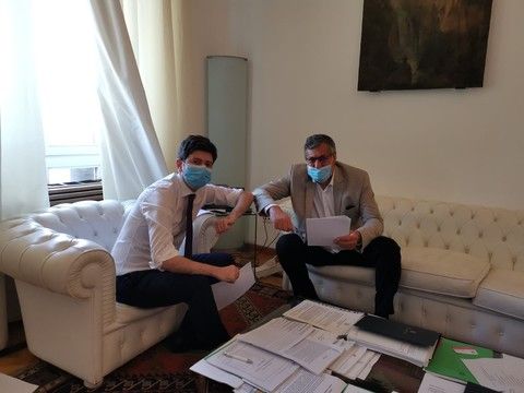 Icardi incontra il ministro Speranza: &quot;C'è l'impegno per sbloccare il bonus per il personale sanitario&quot;