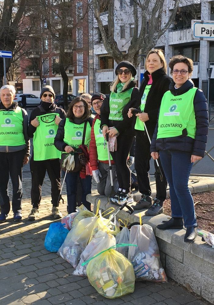 I volontari di Novara Green tornano all’opera a San Martino