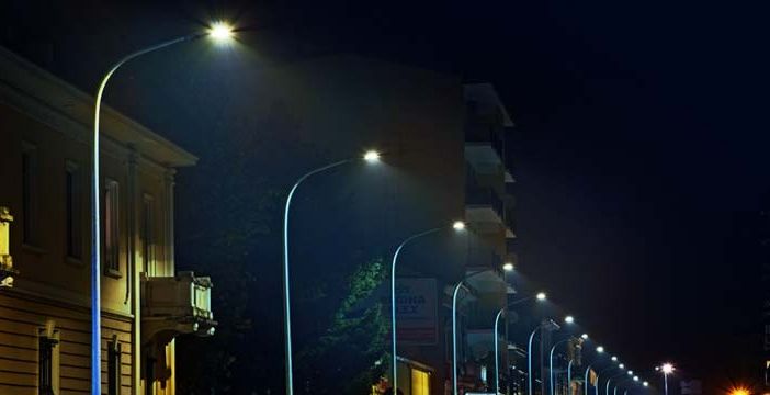 Partiti i lavori di efficienza energetica nell'illuminazione pubblica
