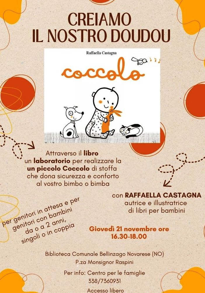 Il coccolo: laboratorio creativo per genitori e bambini a Bellinzago Novarese