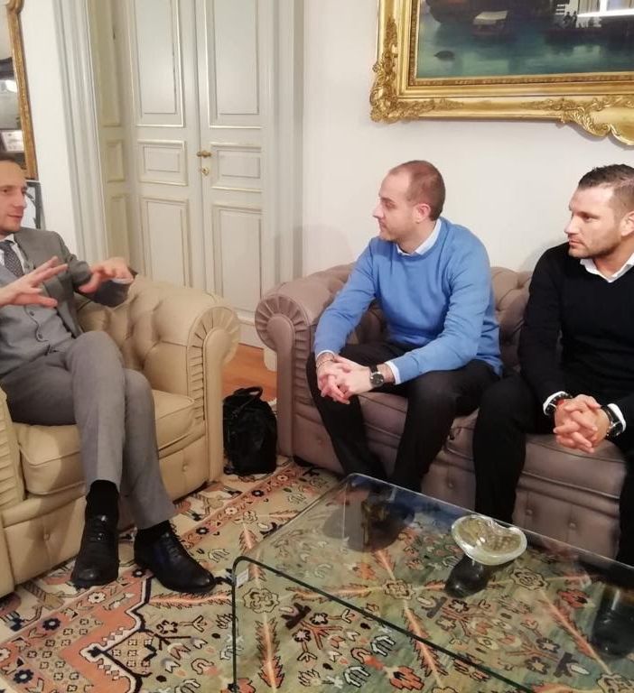 Federico Binatti e Ivan De Grandis hanno incontrato il presidente del Friuli Venezia Giulia Fedriga e il vicesindaco di Trieste Polidori