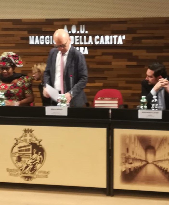 Il ministro della sanità della Repubblica del Congo in visita all’Azienda Ospedaliera Universitaria “Maggiore della Carità” di Novara