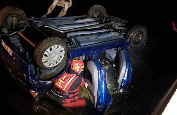 Castellazzo Novarese, auti finisce in un canale. Tre feriti portati in ospedale