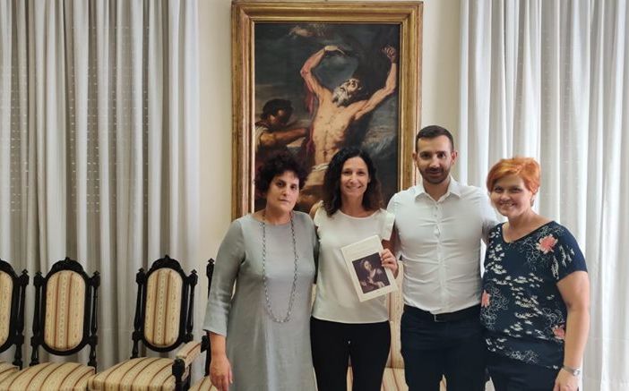L'assessore Chiara Caucino in visita all'Istituto Santa Lucia