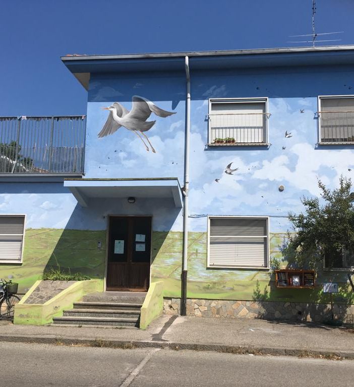 Inaugurato questa mattina il murale realizzato dall'artista Matteo Capobianco sulla facciata del Centro per le famiglie