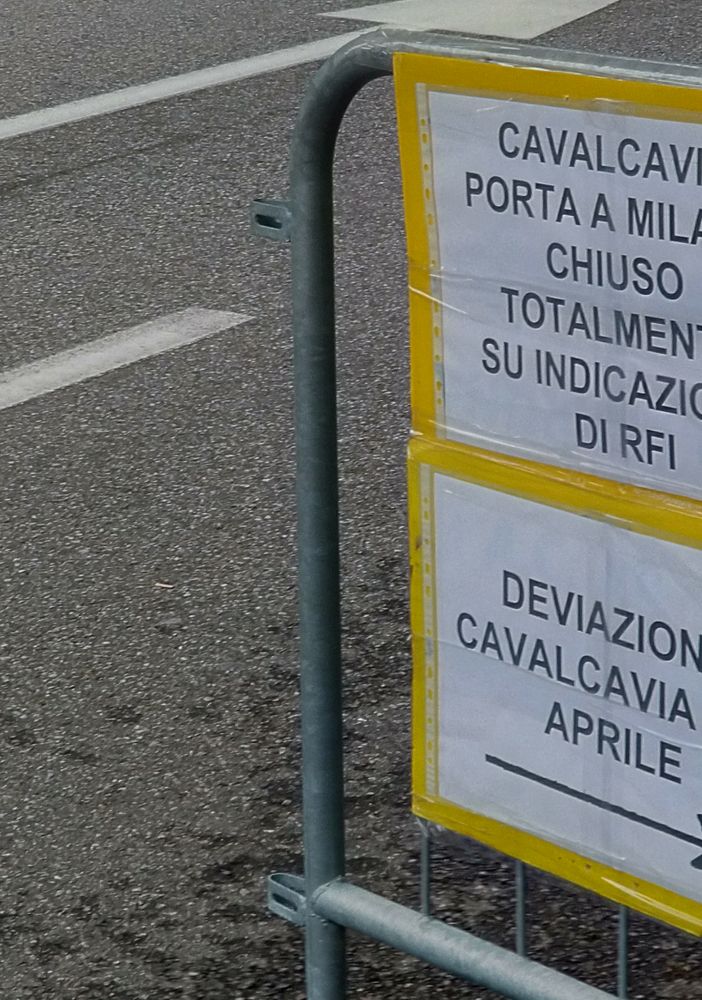 Chiusura del cavalcavia richiesta con urgenza da RFI