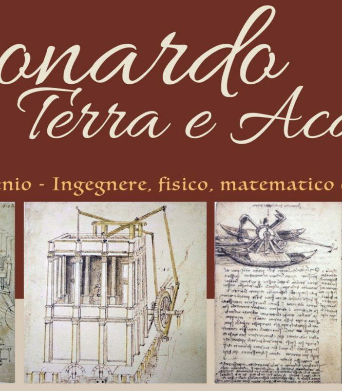 A Trecate la conferenza &quot;Leonardo. Terra e Acqua – Leonardo genio. Ingegnere, fisico, matematico e scienziato”