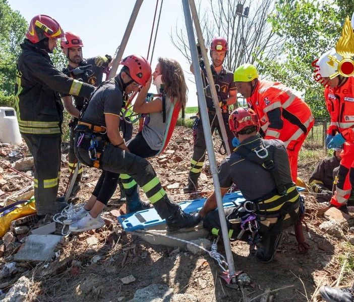Notizie dal PiemonteEvento sismico 50 Piemonte 2019, addestramento per i Vigili del fuoco FOTO