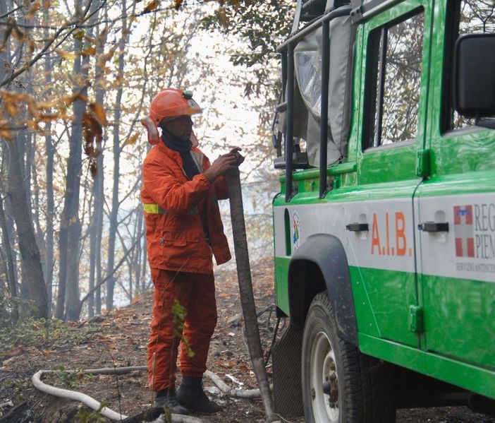 Piemonte regione pilota per i volontari della antincendi boschivi