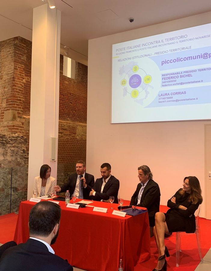 Regione Piemonte e poste italiane incontrano il territorio novarese