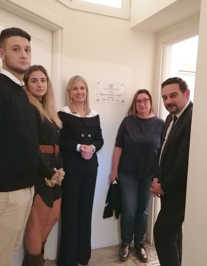 I Consulenti del Lavoro di Novara dedicano la sede dell’Ordine provinciale all’indimenticato presidente Bartolomeo La Porta