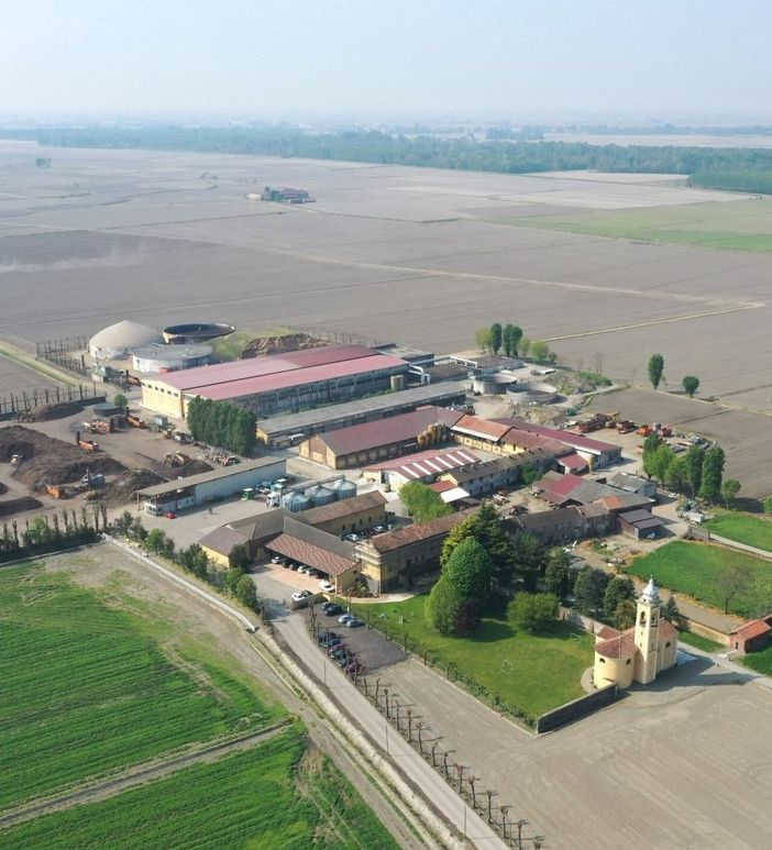 Un impianto di biometano all'azienda Koster di San Nazzaro Sesia