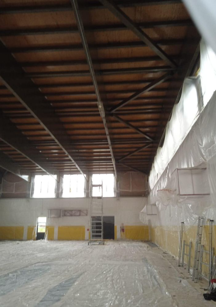 Interventi di sicurezza alla palestra del Fauser