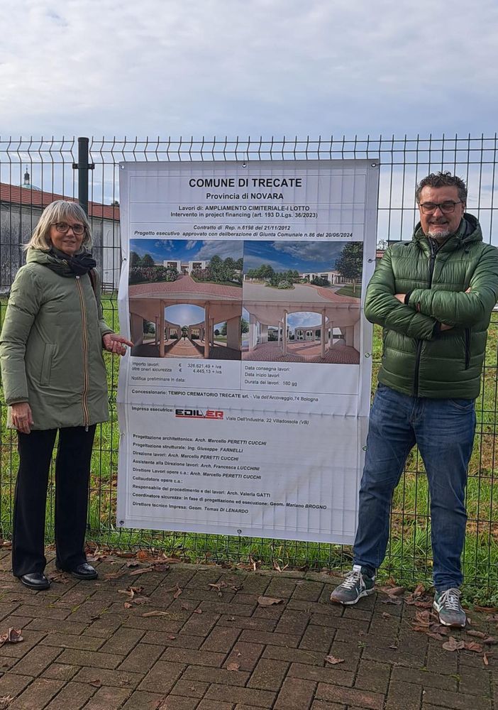 Cimitero comunale Trecate: al via i lavori per l’ampliamento nel 2025