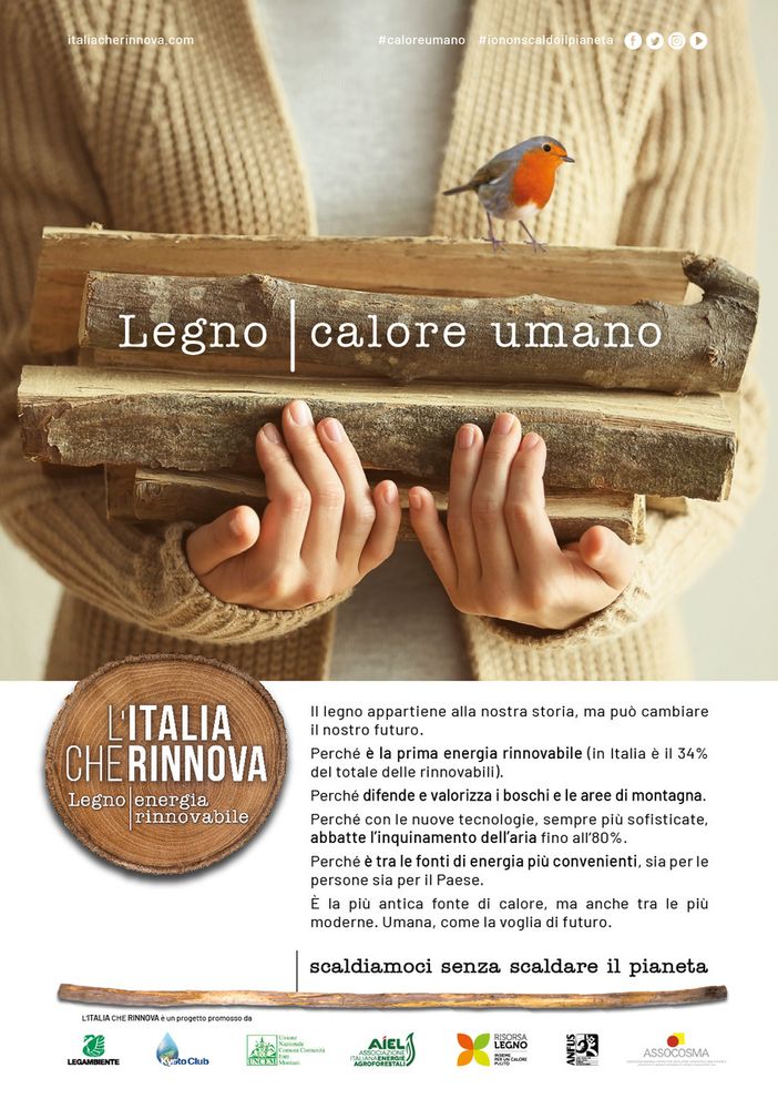 Legna, pellet e biomasse, Uncem: “Basta fake news su inquinamento e uso di stufe e caldaie”