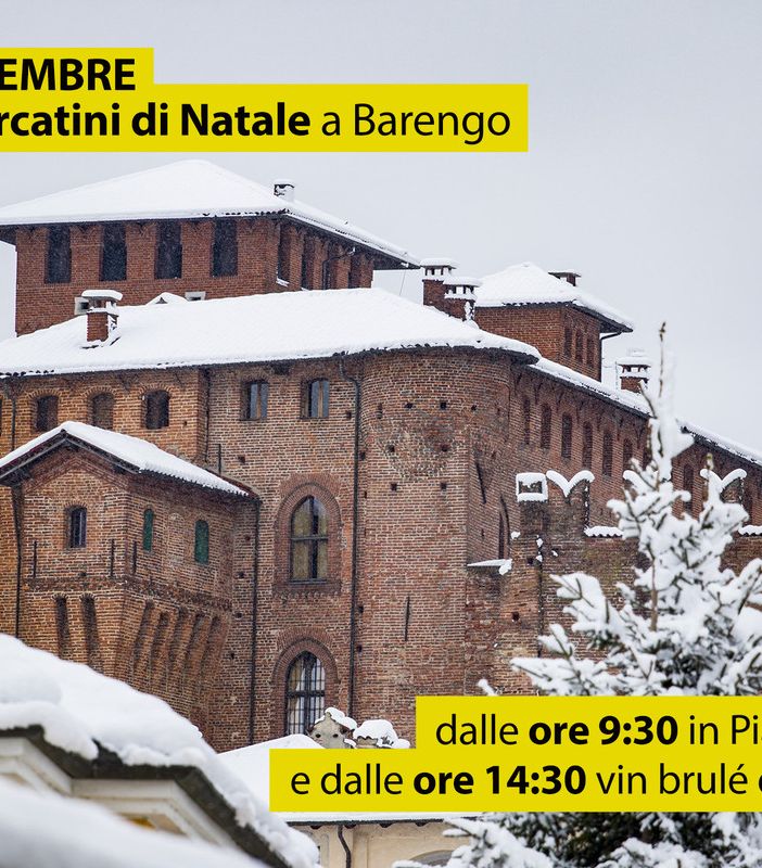 Arriva a Barengo il Mercatino di Natale