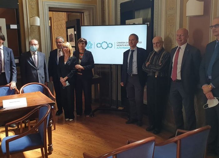 Nasce la Camera di Commercio Monte Rosa Laghi Alto Piemonte, ecco il nuovo emblema