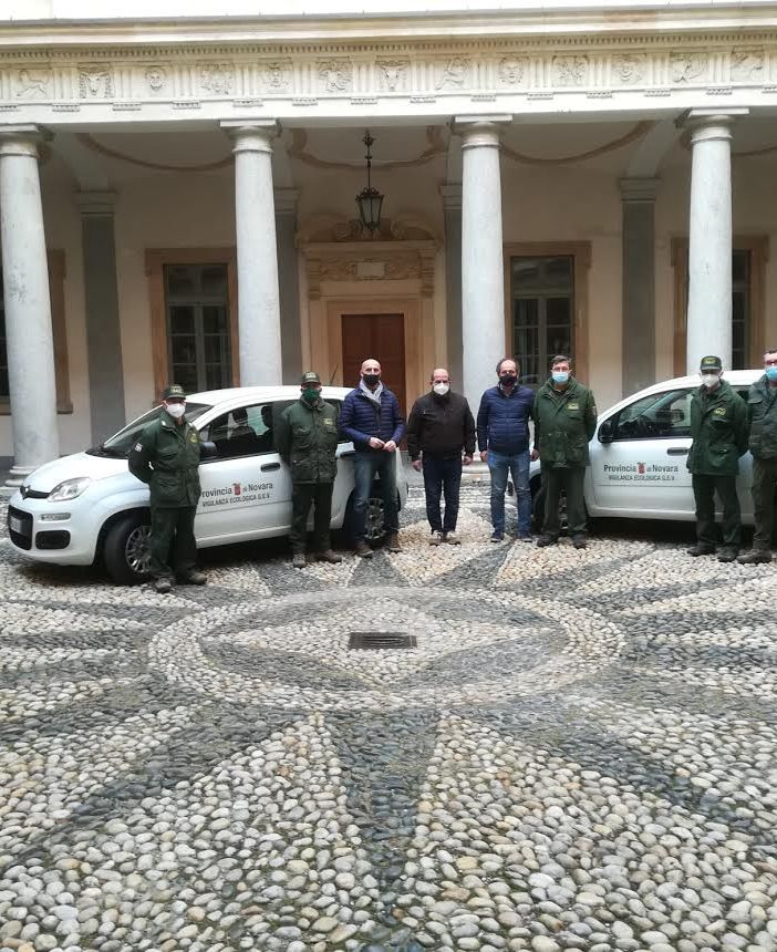 Due nuove auto messe a disposizione alle Guardie Ecologiche Volontarie della provincia di Novara