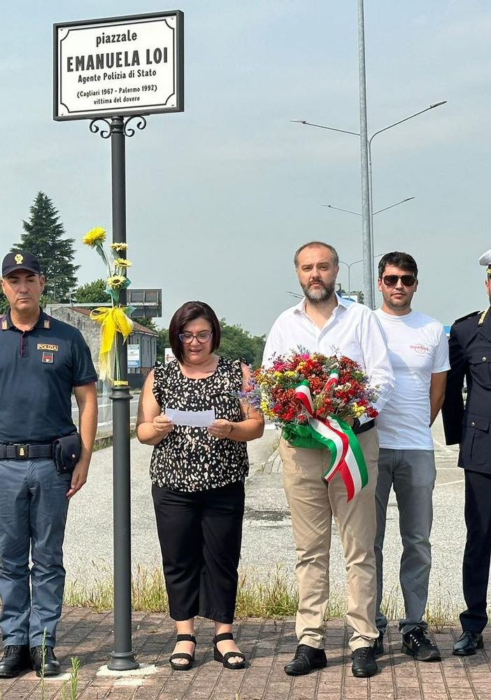 Trecate ha ricordato in piazzale Emanuela Loi il magistrato Paolo Borsellino e gli agenti della sua scorta
