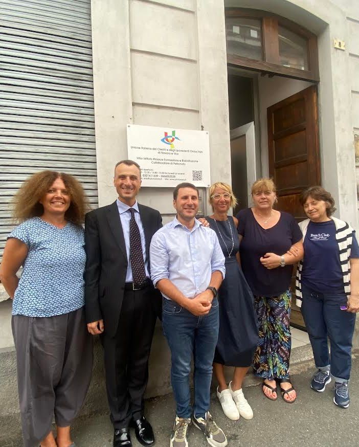 Promozione dell'inclusione: la Provincia di Novara al fianco delle persone cieche e ipovedenti