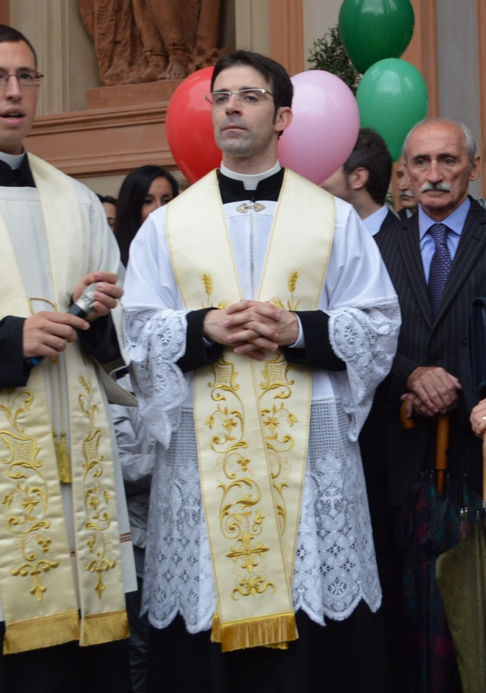 Don Riccardo Cavallazzi, Borgomanerese nel team Italiano dei Preti