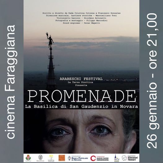 Il film ‘Promenade – la Basilica di San Gaudenzio in Novara’ aprirà l’’Arabeschi Festival’