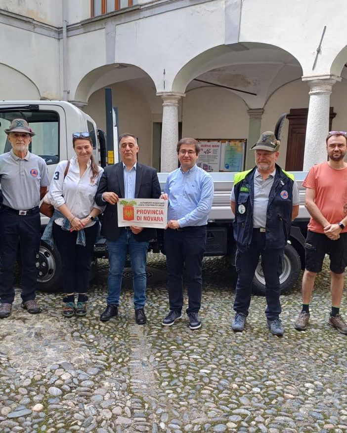 Romagnano Sesia, inaugurato il nuovo mezzo della Protezione Civile