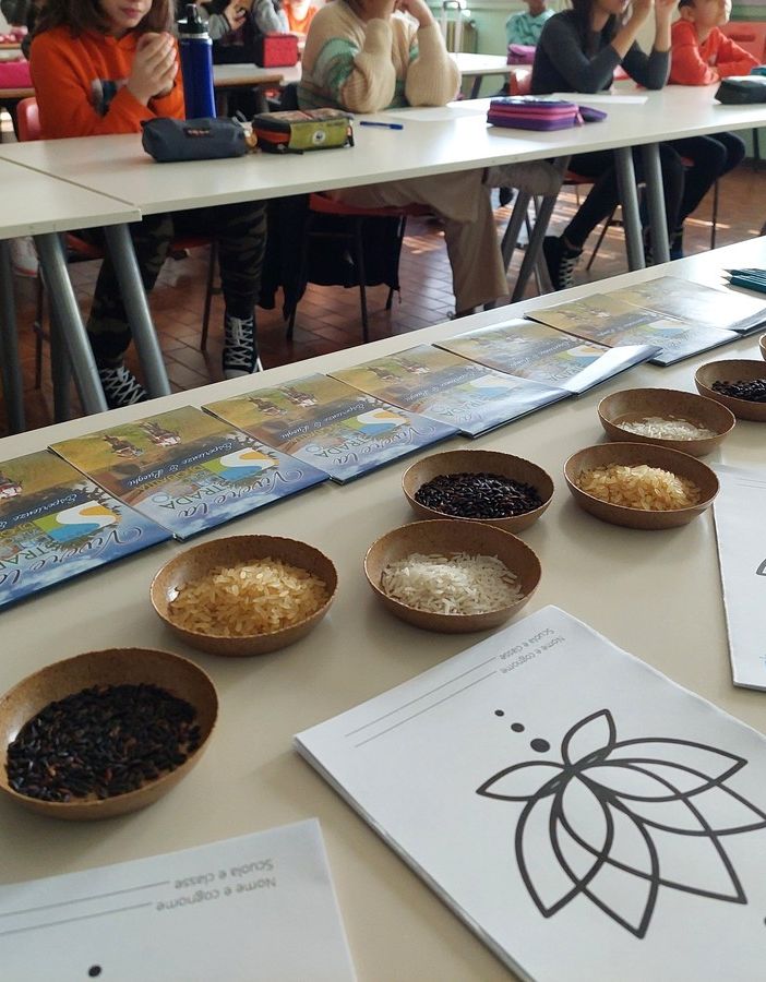 Riso a scuola, dal sapere al sapore