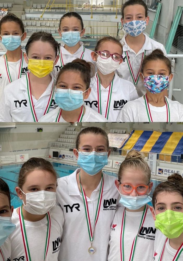 Nuoto sincronizzato, &quot;Esordienti B&quot; e &quot;Giovanissime&quot; della Libertas dominano in Piemonte