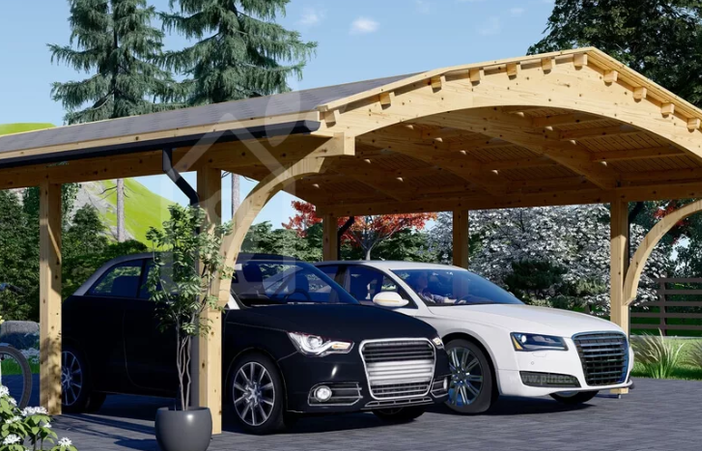 Dimmi che giardino hai e ti dirò che tettoia per auto usare