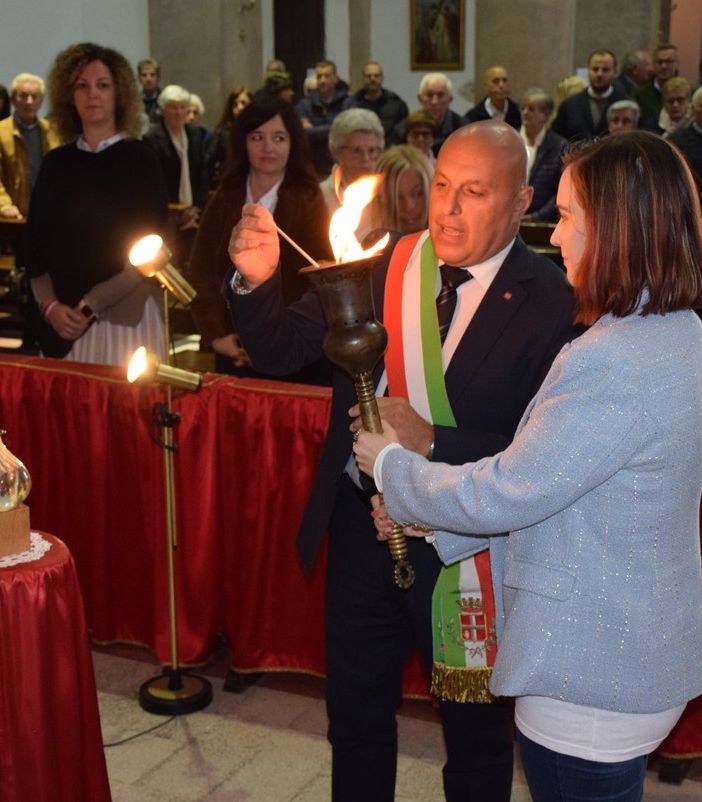 Festa Patronale a Vergano: accensione della lampada a San Francesco d'Assisi