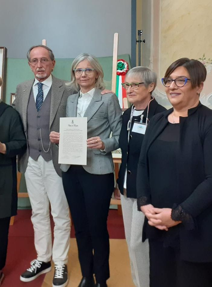 La sezione trecatese dell'associazione combattenti e reduci 1919 ha donato il proprio vessillo alla città