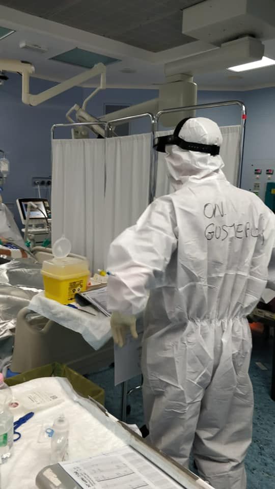 L’onorevelo Gusmeroli è andato in visita alla Terapia Intensiva Covid di Borgomanero