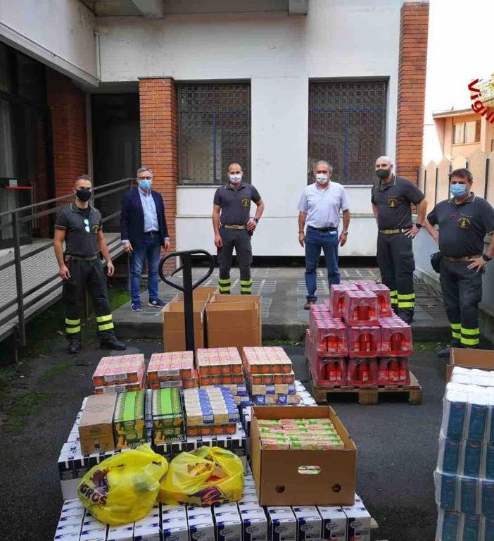 La solidarietà dei Vigili del Fuoco nell’emergenza Covid