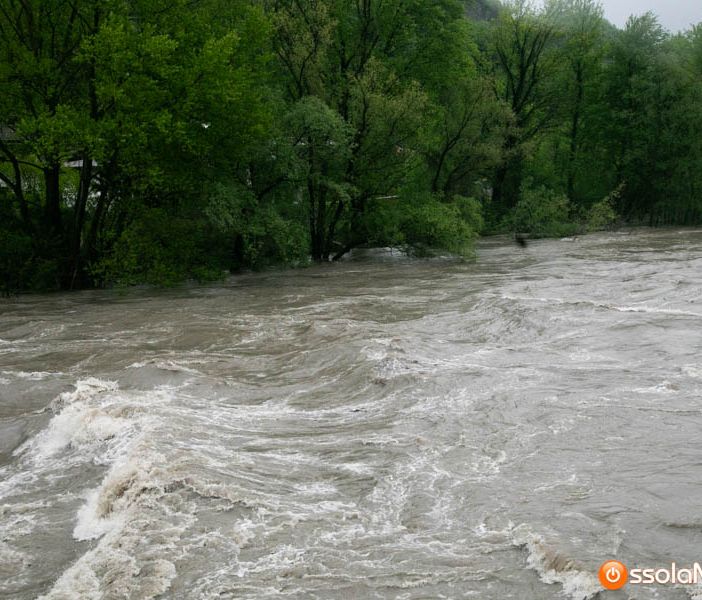 Oltre 550 mm di pioggia in 72 ore: il dossier di Arpa sul ciclone ‘Hans’ in Piemonte