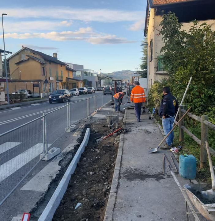 Dormelletto, iniziati i lavori del secondo lotto della pista ciclabile